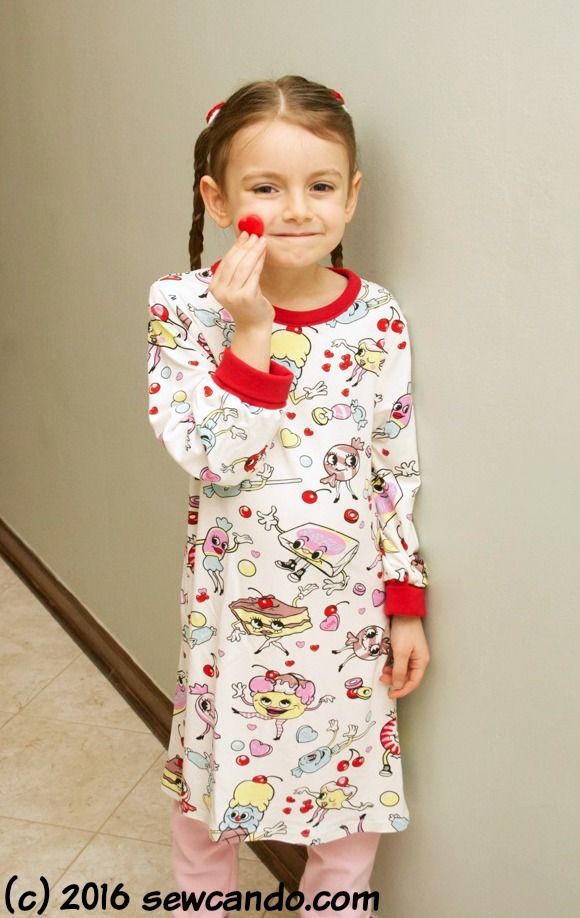 Sew Can Do Make Your Own Knit Fabric Nightgown & Pattern